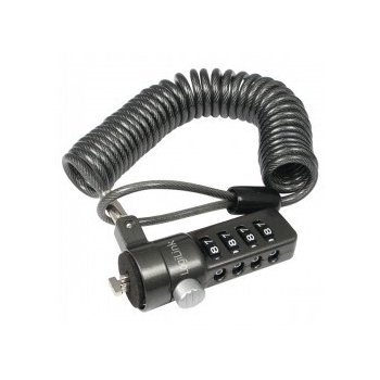 LOGILINK - Cablu anti-furt cu cifru pentru laptop, negru