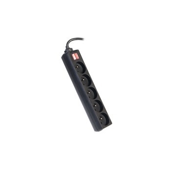 Prelungitor 5 prize, lungime cablu 5 m, Tracer Patrol, negru, TRALIS20729