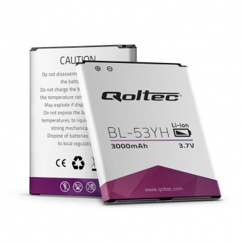 QOLTEC Battery for LG G3 BL-53YH, 3000mAh