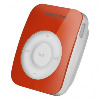 MP3 Player Sencor Orange with clips 4GB SFP 1360 RD