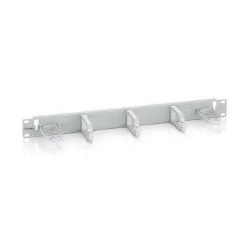 Equip 19'' cable management panel w. 5 holder 1U grey