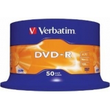 Verbatim DVD-R [ 4.7GB, 16x, spindle, argintiu mat, 50 bucati ]