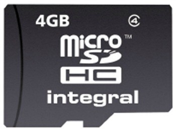 Card Memorie MicroSDHC Integral 4GB Clasa 4 INMSDH4G4NAV2