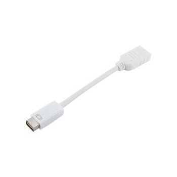 Adaptor 4World mini DVI [M] > HDMI [F], alb