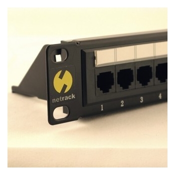 Netrack patchpanel 19'' 24 ports cat. 5e UTP LSA