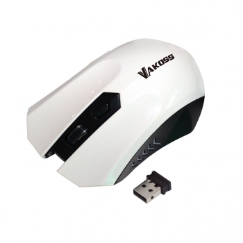 Mouse Wireless Vakoss Optic 4 butoane 1600dpi USB white TM-658UW