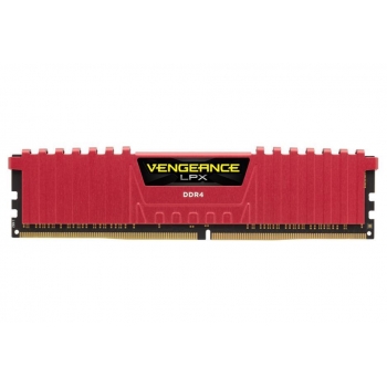 Memorie RAM Corsair Vengeance LPX Red 8GB DDR4 2400MHz CL14 CMK8GX4M1A2400C14R