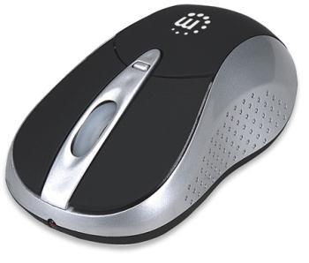 Mouse Wireless Manhattan Viva Bluetooth Optic 3butoane 2000dpi black-silver 178235