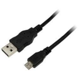 LOGILINK - Cablu USB 2.0 tip A tata la tip micro B tata, 1 m, negru