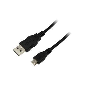 LOGILINK - Cablu USB 2.0 tip A tata la tip micro B tata, 1 m, negru