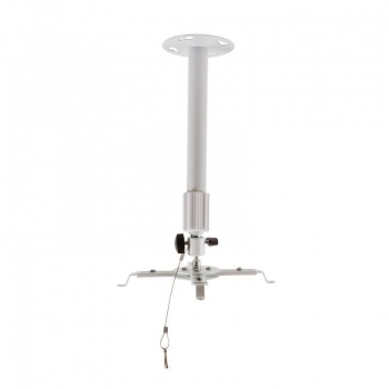 Clema de tavan 4World pt proiectoare, inclinare/inaltime reglabile 40-65 cm, alb