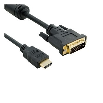 4World Cablu monitor DVI-D (24 +1) - HDMI (19) M / M, 3 m, retail