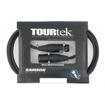 SAMSON TM3 Tourtek Microphone Cable 1m | XLR-XLR | Neutrik | 6mm PCV