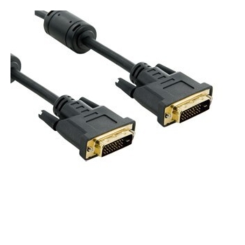 4World Cablu monitor DVI-D (24 +1) - DVI-D (24 +1) M/M 3 m, DL ferita - retail