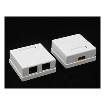 Netrack complete wall outlet 1xRJ45 8p8c UTP Cat6 LSA