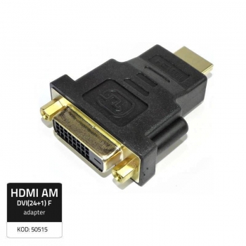 Qoltec Adapter HDMI Male/ DVI (24+1) Female