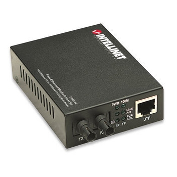 Convertor media Intellinet 10/100Base-TX RJ45 / 100Base-FX (MM ST) 2km 1310nm