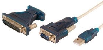 LOGILINK - Adaptor USB 2.0 la Serial 9-pin 25 cu cablu 1.2 m, WINDOWS 8