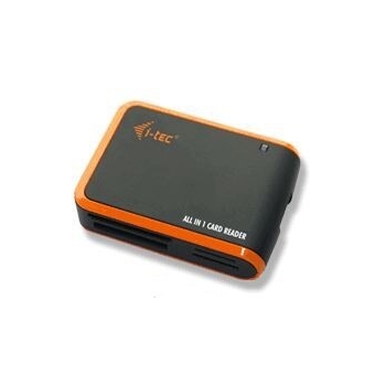 Cititor carduri de memorie i-tec USB 2.0 All-in-One - negru/portocaliu