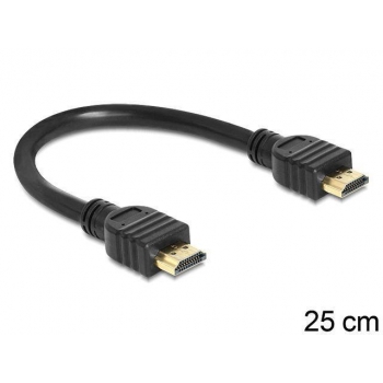 Delock HDMI V1.4 High Speed Ethernet Cable 0.25m male / male