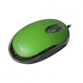 Mouse Vakoss MSONIC Optic 1200dpi USB Green MX264E