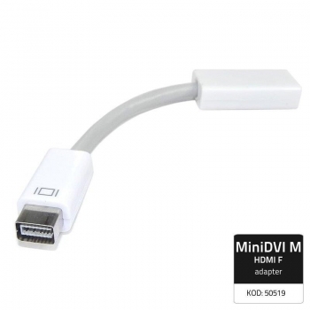 Qoltec Adapter Mini DVI Male/ HDMI Female