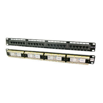 LOGILINK - Patch panel UTP CAT6 24-porturi negru