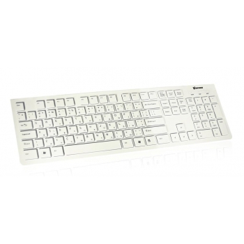 Tastatura Vakoss Slim Cyrylic Rusian Layout white TK-473UW