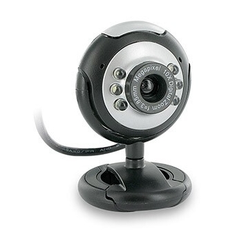 Camera web 4World 2.0MP USB 2.0 iluminata cu LED + microfon, universala