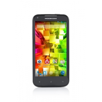 Telefon Mobil Modecom Xino Z46 X4+ Black 4.6" 540 x 960 Cortex A7 Quad Core 1.3GHz memorie 8GB Camera Foto 8MPx Android v4.4 PHO-MC-PHONE-XINO-Z46-X4+-BLACK