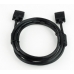 Gembird Premium VGA-Ext. HD15m/HD15f dual-shielded w/ 2*ferrite, 3m, black