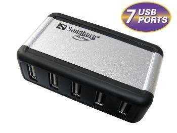 Sandberg Hub USB AluGear (7 porturi)