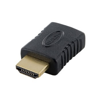 Adaptor 4World HDMI [M] > HDMI [F], negru, 08725