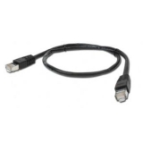 Gembird patchcord RJ45, cat.5e, FTP, 1m, black