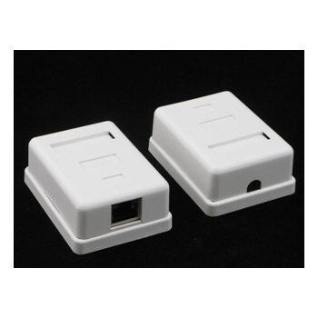 Netrack complete wall outlet 1xRJ45 8p8c FTP Cat5e LSA