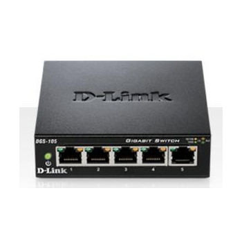 D-Link Switch Desktop 5 porturi 10/100/1000 Gigabit in carcasa metalica