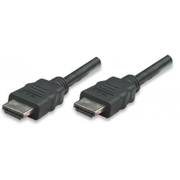 Manhattan cablu monitor HDMI/HDMI 1.4 Ethernet 2m negru contacte nichelate
