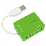LOGILINK - Hub USB 2.0 ''smile'' verde