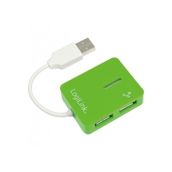 LOGILINK - Hub USB 2.0 ''smile'' verde