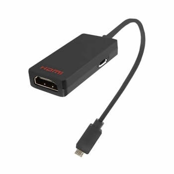 Qoltec Adapter HDMI Female/ MicroUSB Male