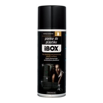 I-BOX Spuma curatat pentru suprafete din plastic, 400 ml