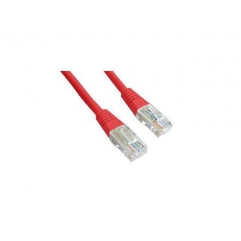 Gembird patchcord RJ45, cat.5e, UTP, 1.5m, red
