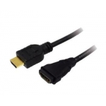 LOGILINK - Cablu HDMI- HDMI,1.4, tata/mama, aurit, lung de 3 m