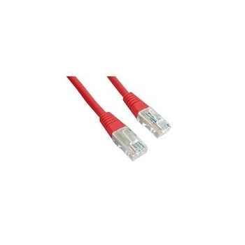 Gembird patchcord RJ45, cat.5e, UTP, 0.25m, red