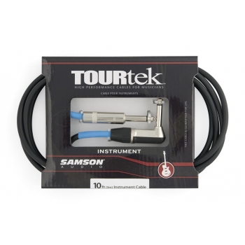 SAMSON TIL10 Tourtek Instrument Cable 3m | JACK-JACK(right angle) |Neutrik|6mm