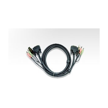 ATEN Cablu DVI/USB, Audio - 2m