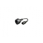 Cablu Prelungitor GEMBIRD, pentru UPS C14 la shuko, 0.75MM, Negru PC-SFC14M-01