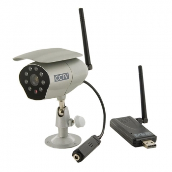 4World set CCTV wireless - camera digitala (DIG-01-BZ) + receptor USB 2.0| IP55