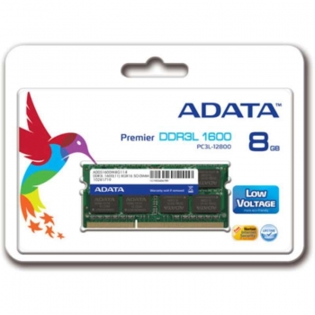 Adata 8GB 1600MHz DDR3L CL11 SODIMM, 1.35V