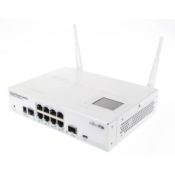 MikroTik CRS109-8G-1S-2HnD-IN L5 8xGig LAN, 1xSFP, 802.11b/g/n,PoE-IN 802.3af/at